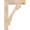 Ekena Millwork Merced Block Smooth Bracket w/ Offset Brace, Douglas Fir, 7 1/2"W x 30"D x 42"H BKT0806X30X42MRC05SDF - alternate 4